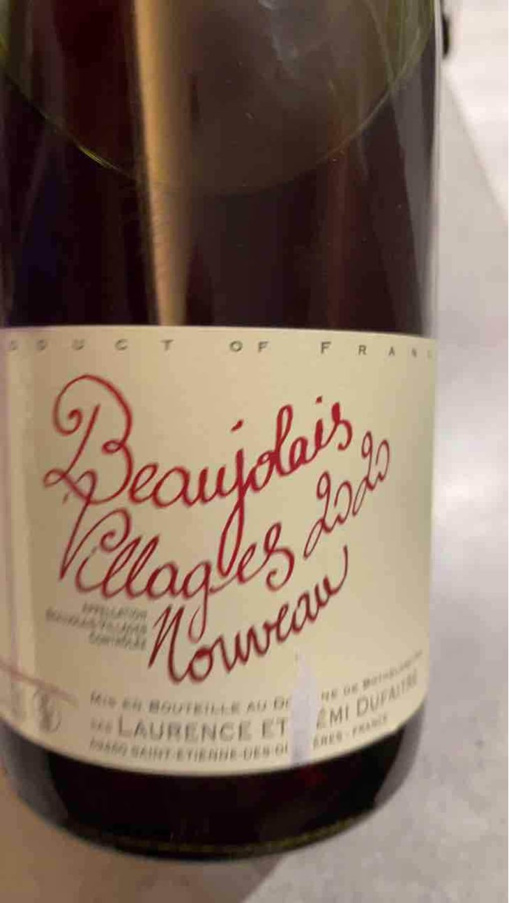 Beaujolais Villages Nouveau - Domaine de Botheland - Rémi Dufaitre & Laurence Liatard 