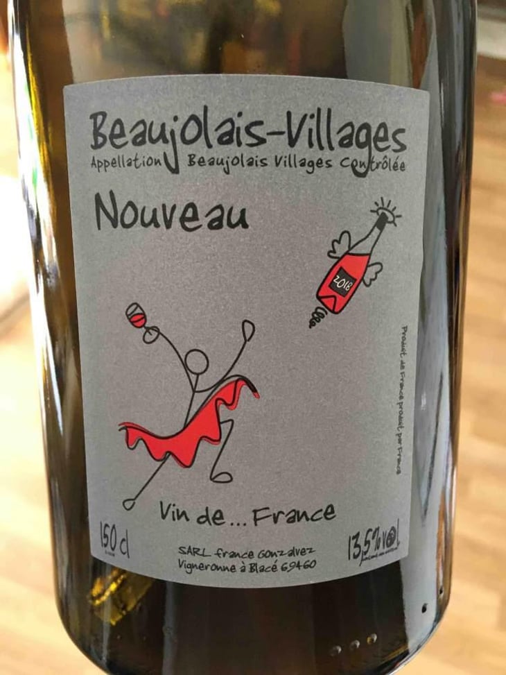 Beaujolais-Villages Nouveau - France Gonzalvez - Beaujolais (CLOSED) - France Gonzalvez 