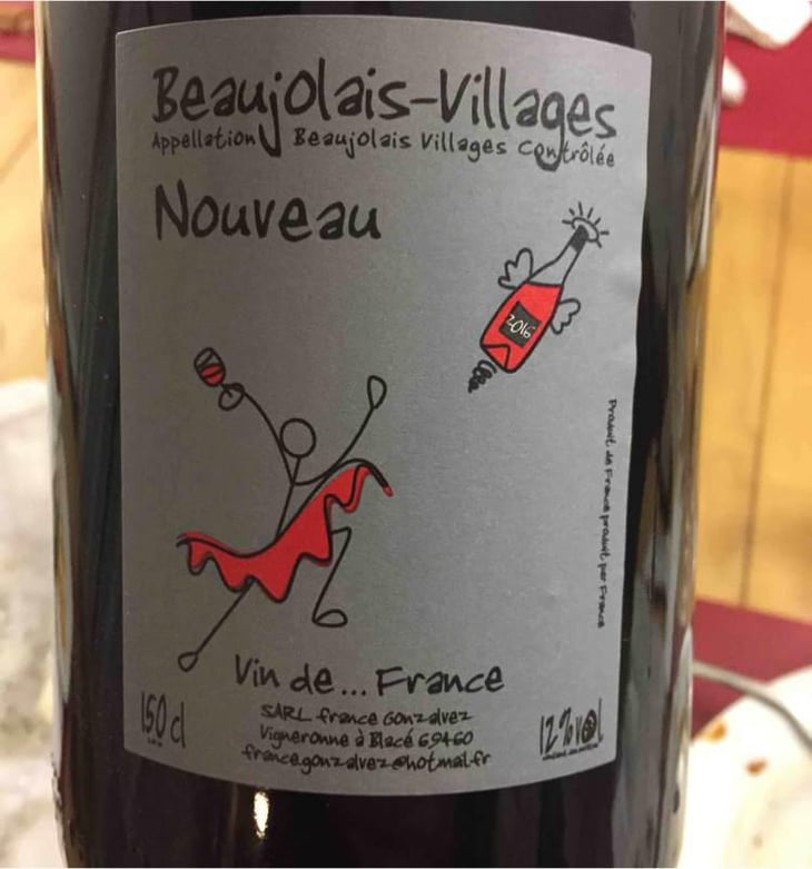 Beaujolais-Villages Nouveau - France Gonzalvez - Beaujolais (CLOSED) - France Gonzalvez 
