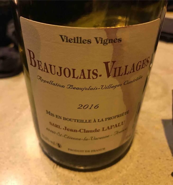 Beaujolais Villages Nouveau - Jean-Claude Lapalu - Jean-Claude Lapalu 