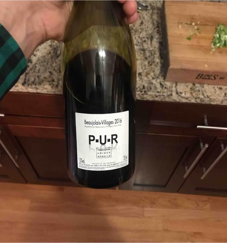 Beaujolais-Villages - P-U-R (Production Unique Rebelle) - Florian Looze 