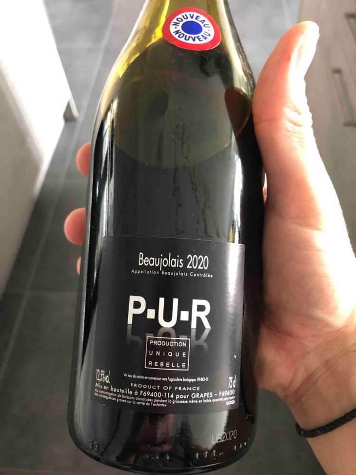 Beaujolais-Villages - P-U-R (Production Unique Rebelle) - Florian Looze 