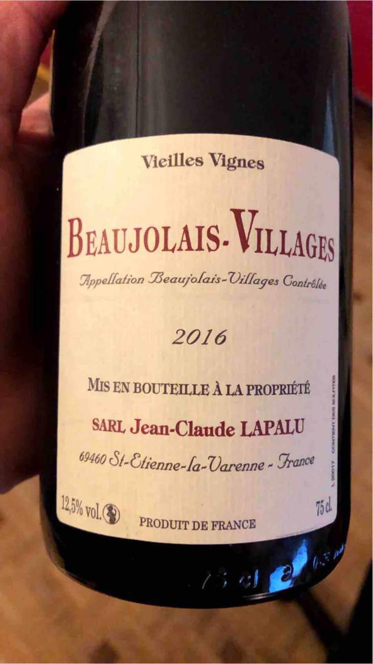 Beaujolais Villages Vieilles Vignes - Jean-Claude Lapalu - Jean-Claude Lapalu 