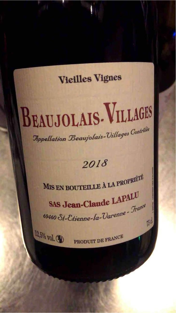 Beaujolais Villages Vieilles Vignes - Jean-Claude Lapalu - Jean-Claude Lapalu 