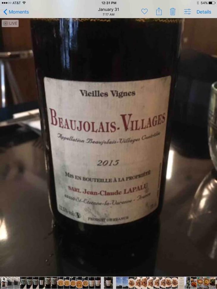 Beaujolais Villages Vieilles Vignes - Jean-Claude Lapalu - Jean-Claude Lapalu 