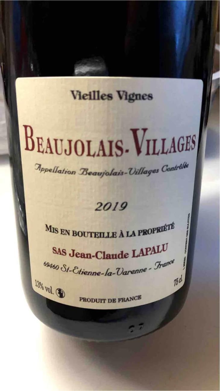 Beaujolais Villages Vieilles Vignes - Jean-Claude Lapalu - Jean-Claude Lapalu 