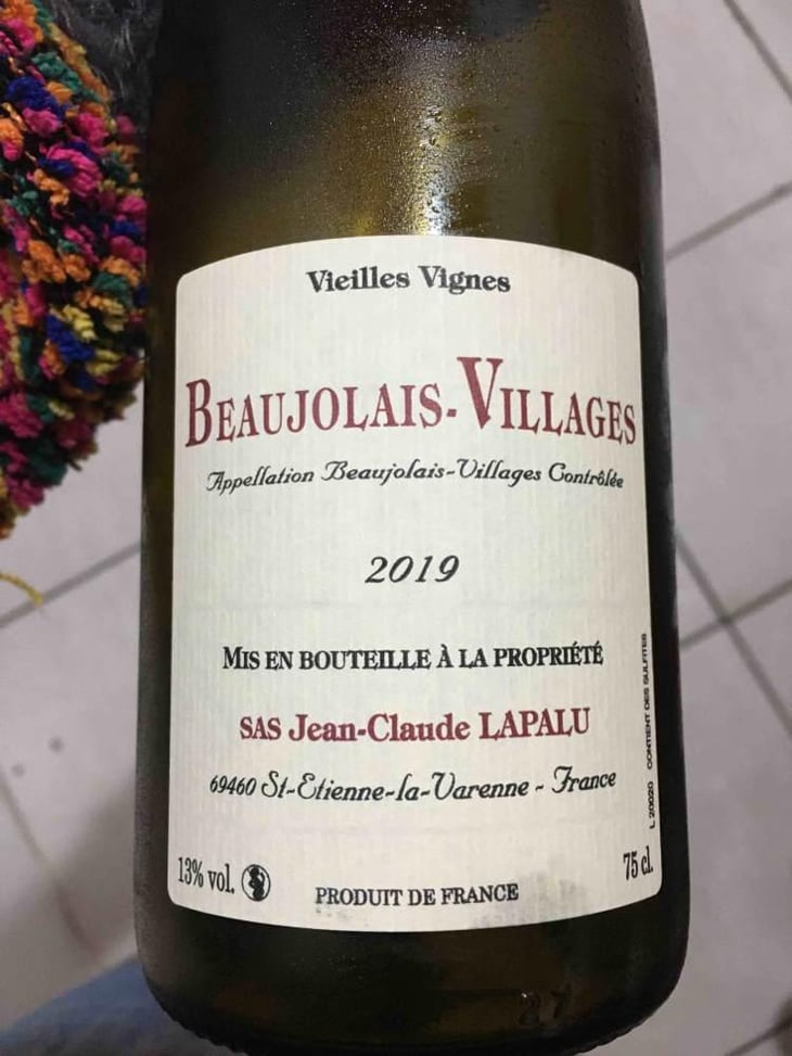 Beaujolais Villages Vieilles Vignes - Jean-Claude Lapalu - Jean-Claude Lapalu 
