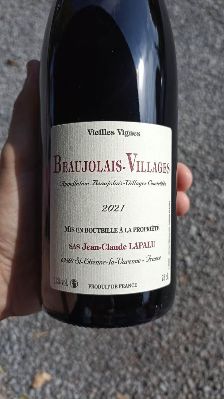 Beaujolais Villages Vieilles Vignes - Jean-Claude Lapalu - Jean-Claude Lapalu 