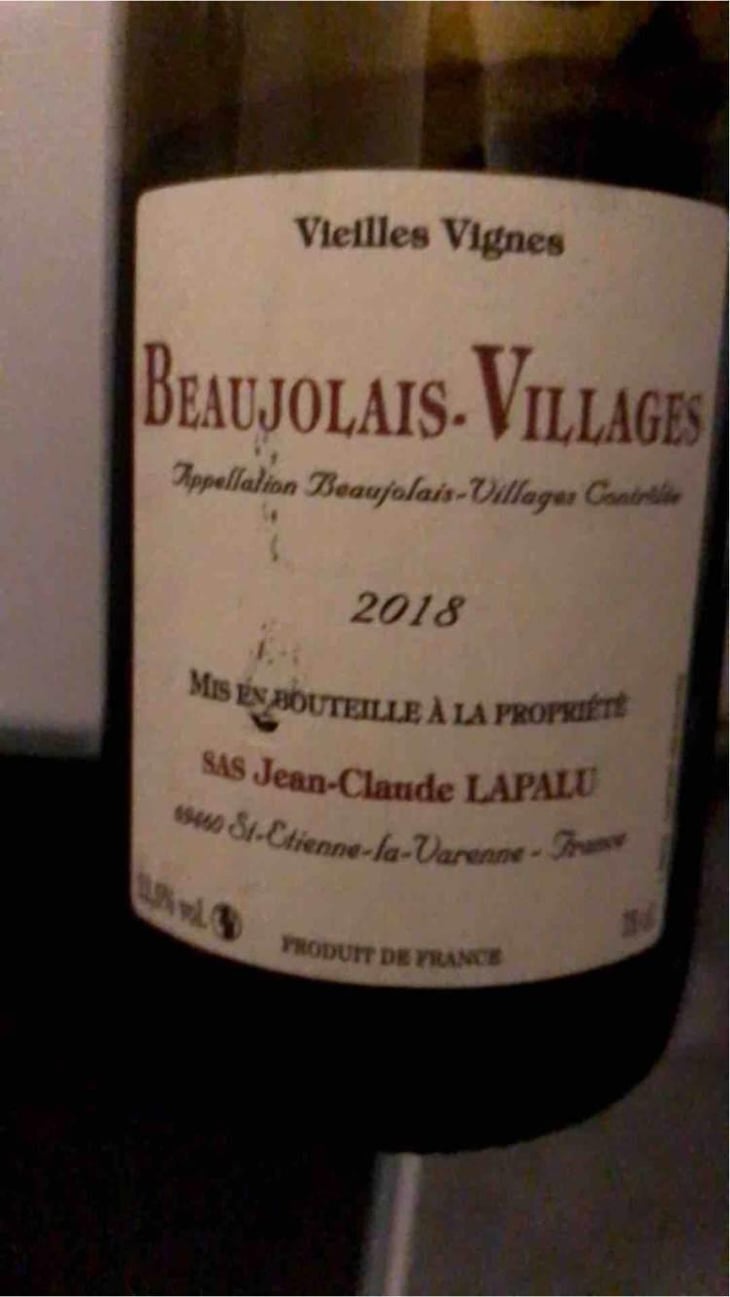 Beaujolais Villages Vieilles Vignes - Jean-Claude Lapalu - Jean-Claude Lapalu 