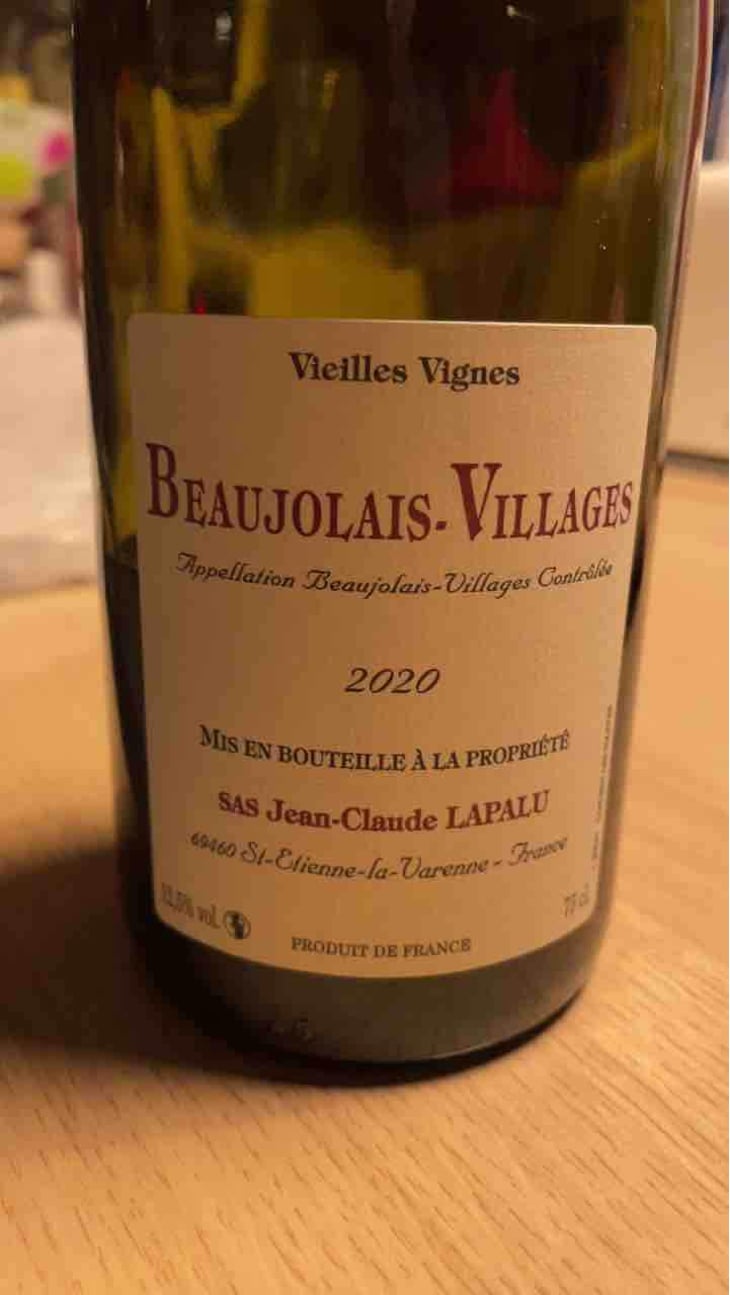 Beaujolais Villages Vieilles Vignes - Jean-Claude Lapalu - Jean-Claude Lapalu 