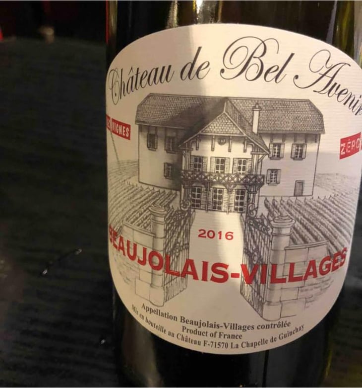 Beaujolais Villages Vieilles Vignes élevé en Jarre - Château de Bel Avenir - Cyril Alonso & Florian Looze 