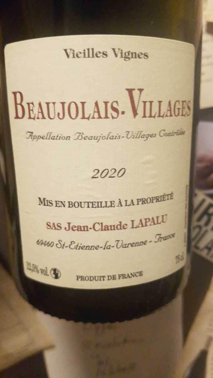 Beaujolais Villages Vieilles Vignes - Jean-Claude Lapalu - Jean-Claude Lapalu 