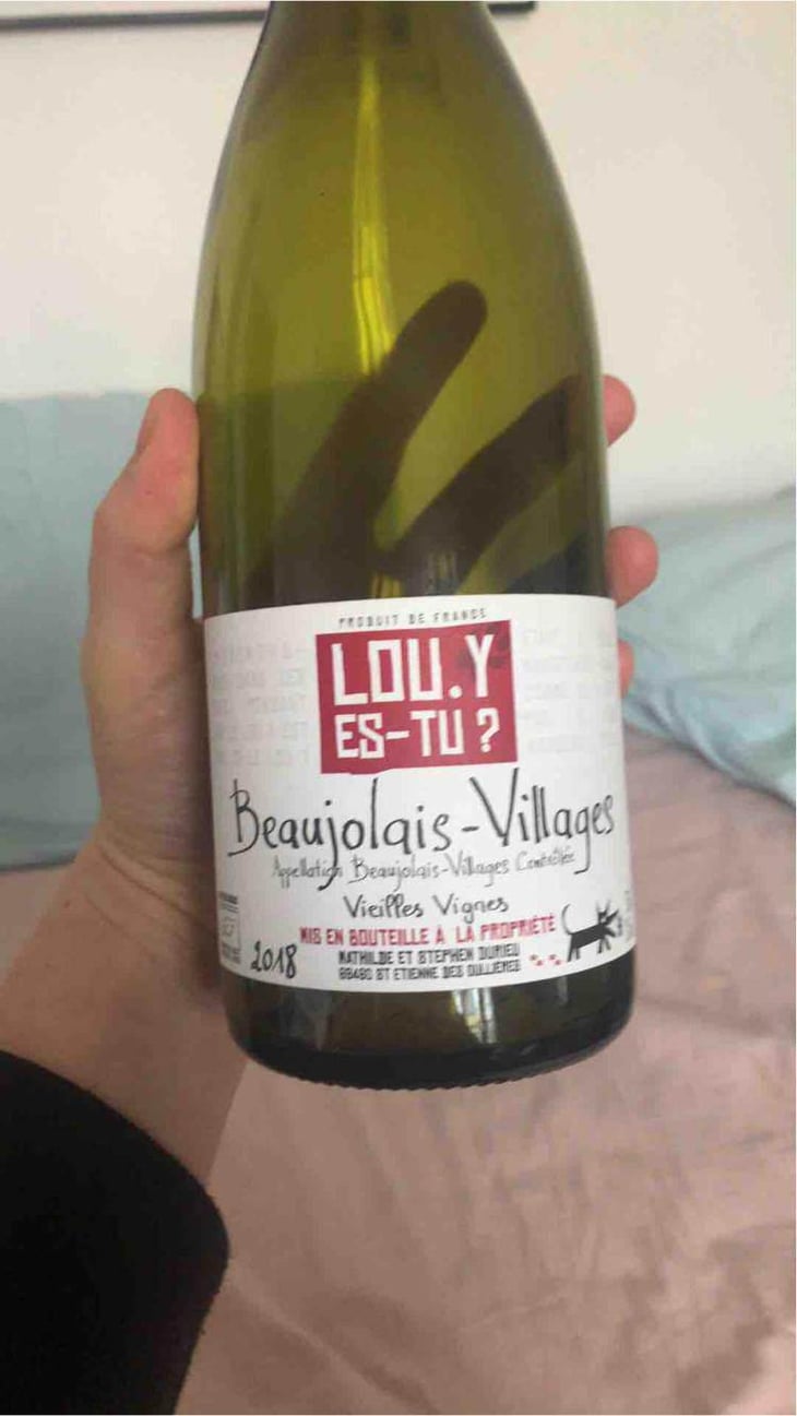 Beaujolais-Villages - Vielles Vignes - Lou. Y Es-Tu? - Mathilde & Stephen Durieu 