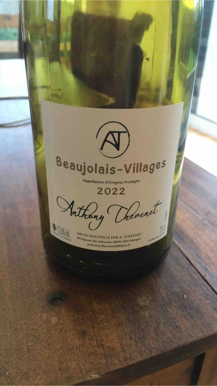 Beaujolais-Villages - Anthony Thevenet - Anthony Thevenet 