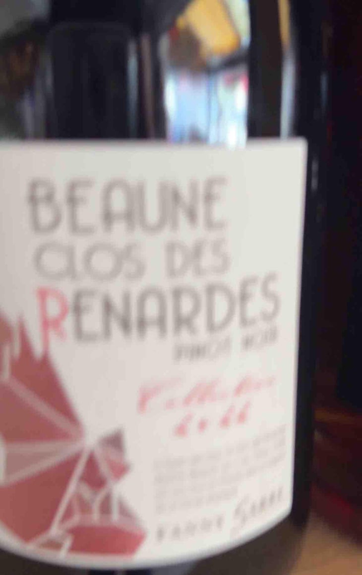 Beaune "Clos des Renardes" - Fanny Sabre - Fanny Sabre 
