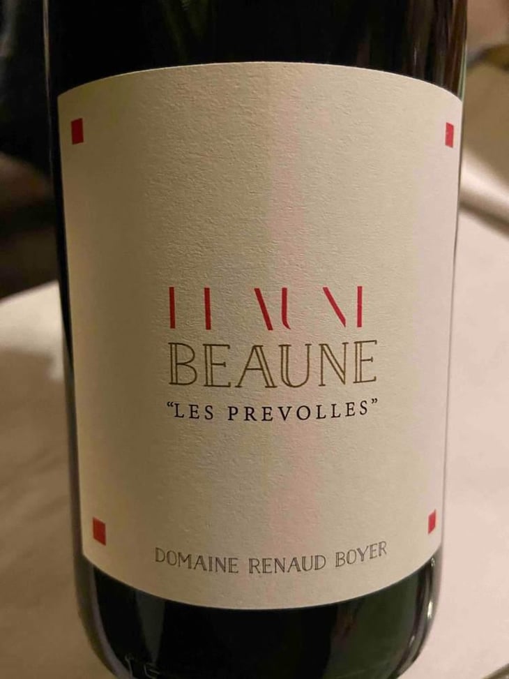 Beaune "Les Prévolles" - Domaine Renaud Boyer - Renaud Boyer 