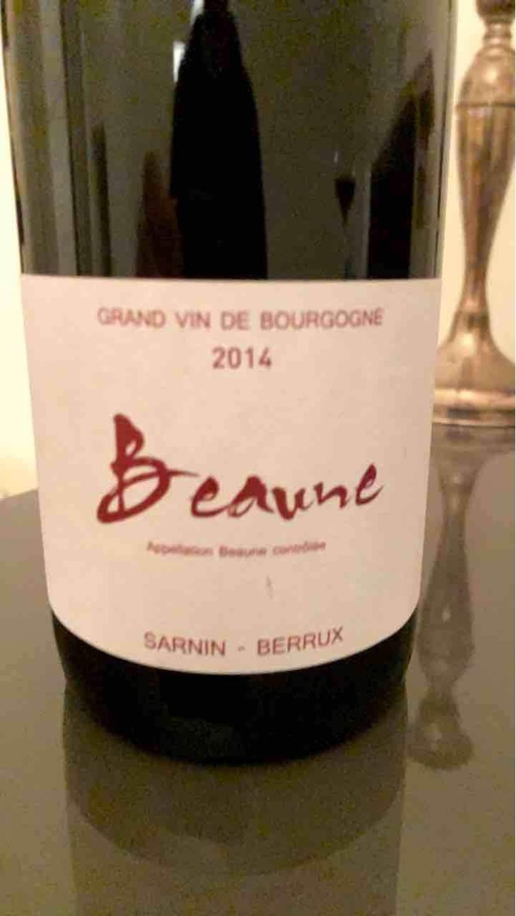 Beaune (rouge) - Sarnin-Berrux - Jean-Pascal Sarnin & Jean-Marie Berrux 