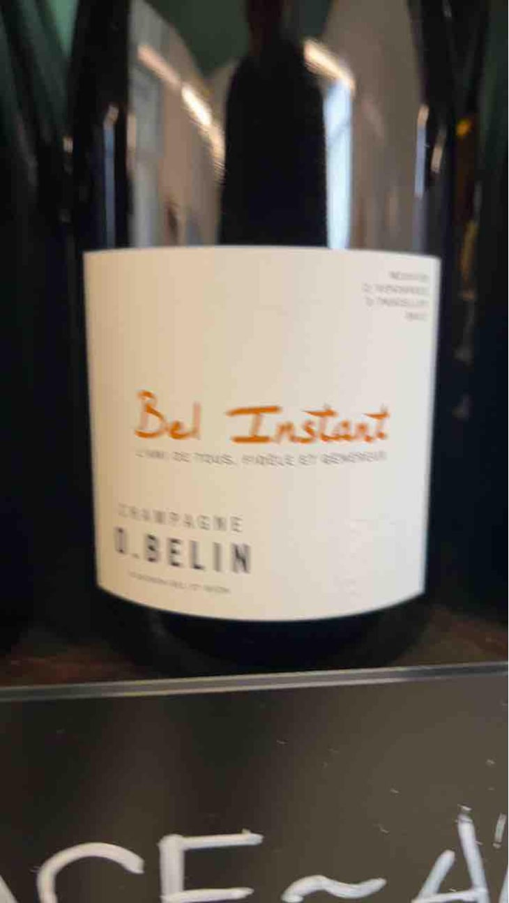 Bel Instant - Champagne O. Belin - Olivier Belin -2020