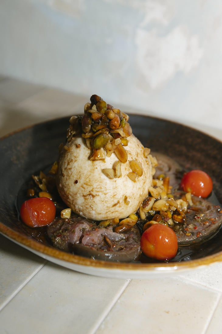 Pickled Eggplant With Burrata - Cadejo Wine Bar - 779282