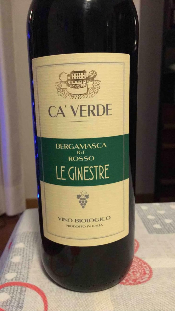 Bergamasca IGT Rosso - Ca’ Verde - Le Ginestre -2021