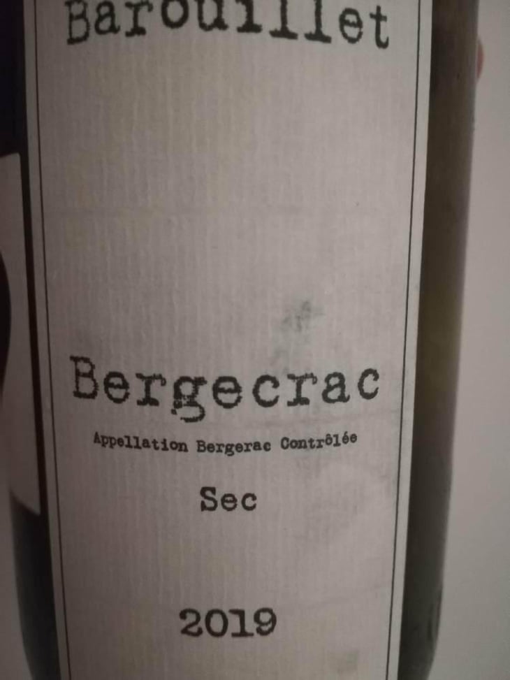 Bergecrac Sec - Château Barouillet - Vincent Alexis 