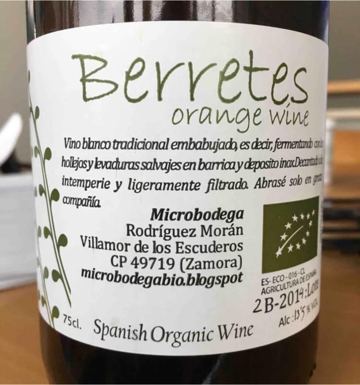 Berretes - Microbodega Rodríguez Morán - Microbodega del Alumbro - Maribel, Abel y Juan José Moreno 
