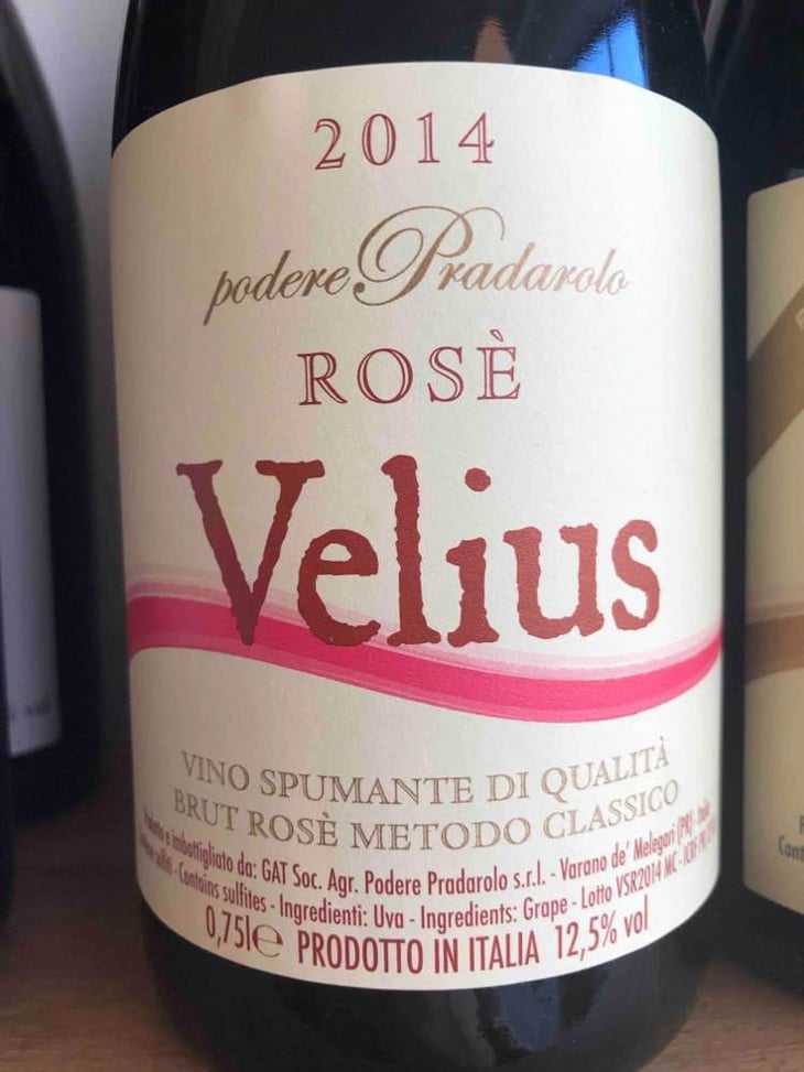 Velius Rosé - Podere Pradarolo - Alberto Carretti 