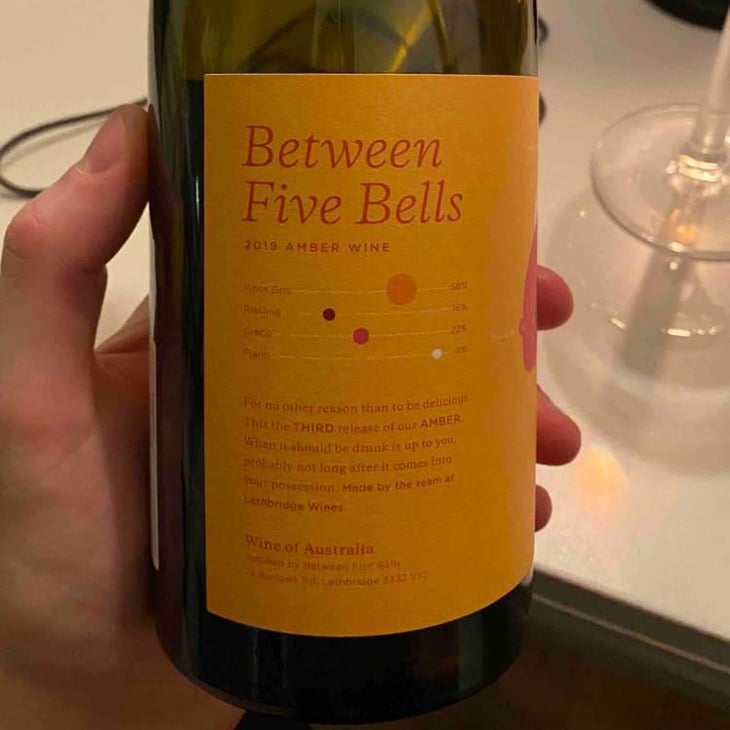 Between Five Bells Amber - Lethbridge Wines - Between Five Bells - Ray Nadeson 
