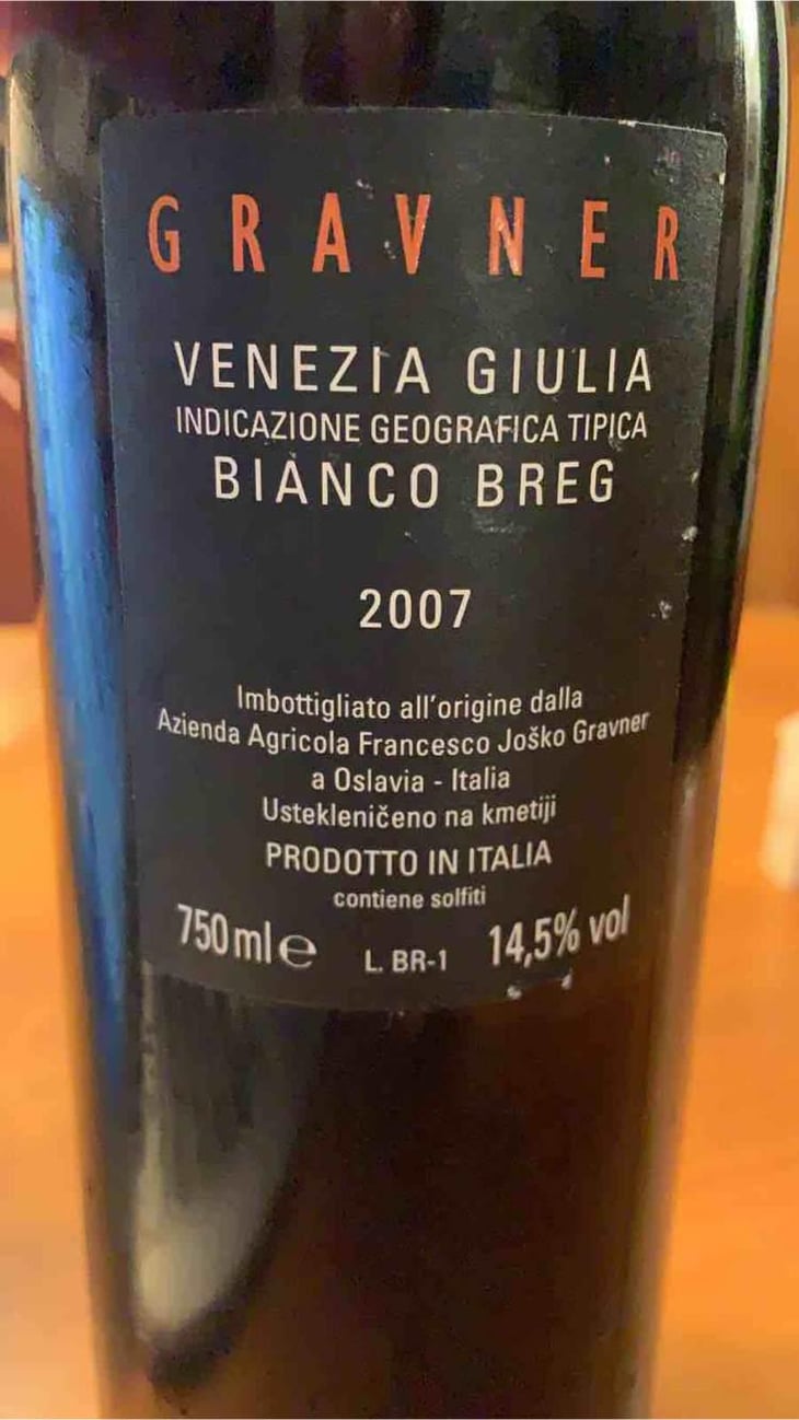 Bianco Breg - Azienda Agricola Gravner Francesco - Josko Gravner 