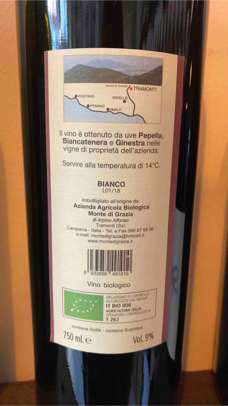 Bianco - Monte di Grazia - Alfonso Arpino 