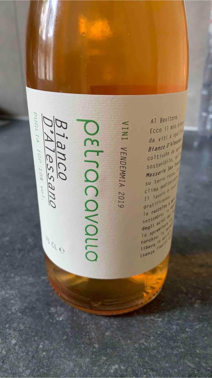 Bianco D'Alessano - Vini Petracavallo - Vito D'Onghia 