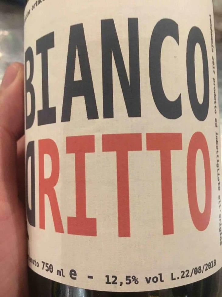 Bianco D’Ritto - Cantina Ortaccio - Massimo Antonuzi & Patrizia Montanari 