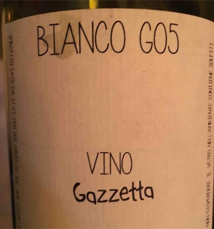 Bianco G05 - Gazzetta Wines - Patricia Nelson 