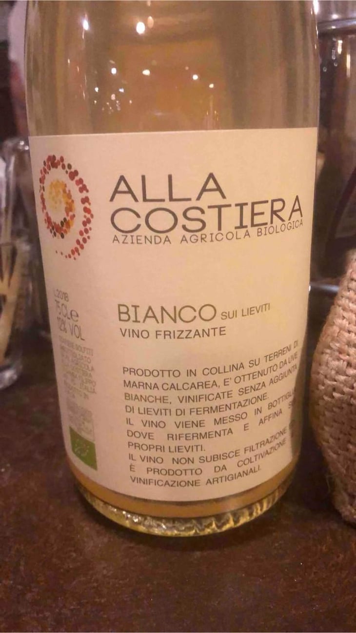 Bianco Sui Lieviti - Alla Costiera - Filippo Gamba 