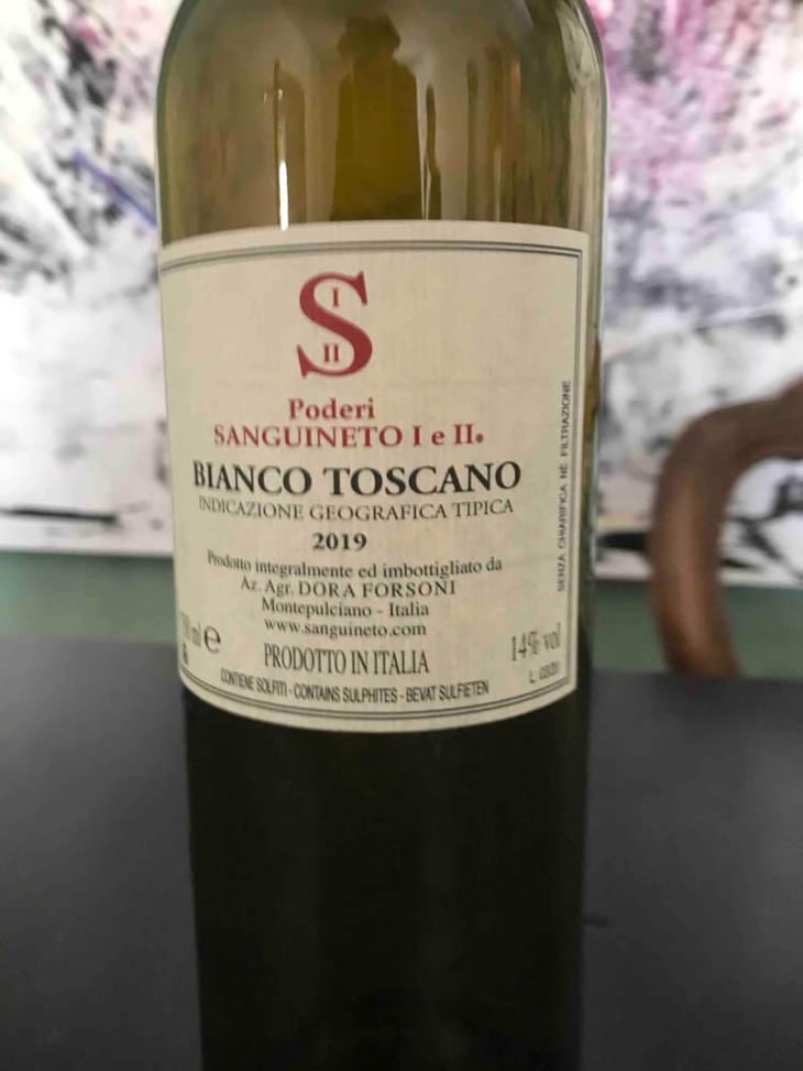 Bianco Toscano - Poderi Sanguineto - Dora Forsoni 