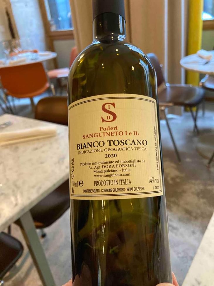 Bianco Toscano - Poderi Sanguineto - Dora Forsoni 