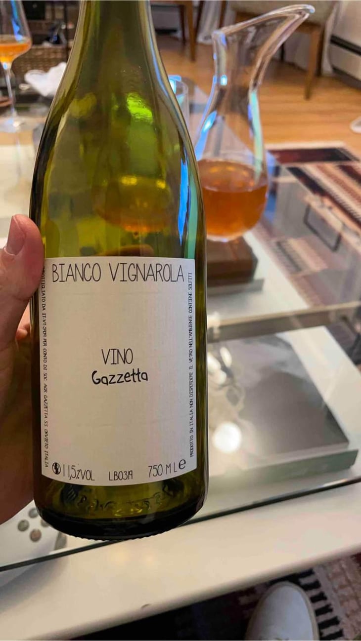 Bianco Vignarola - Gazzetta Wines - Patricia Nelson 