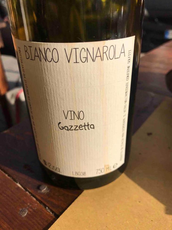 Bianco Vignarola - Gazzetta Wines - Patricia Nelson 