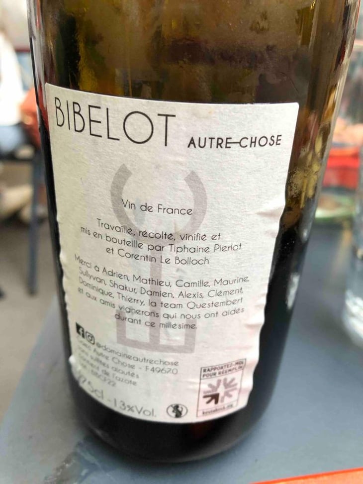 Bibelot - Domaine Autre Chose - Tiphaine Pierlot & Corentin Le Bolloch 