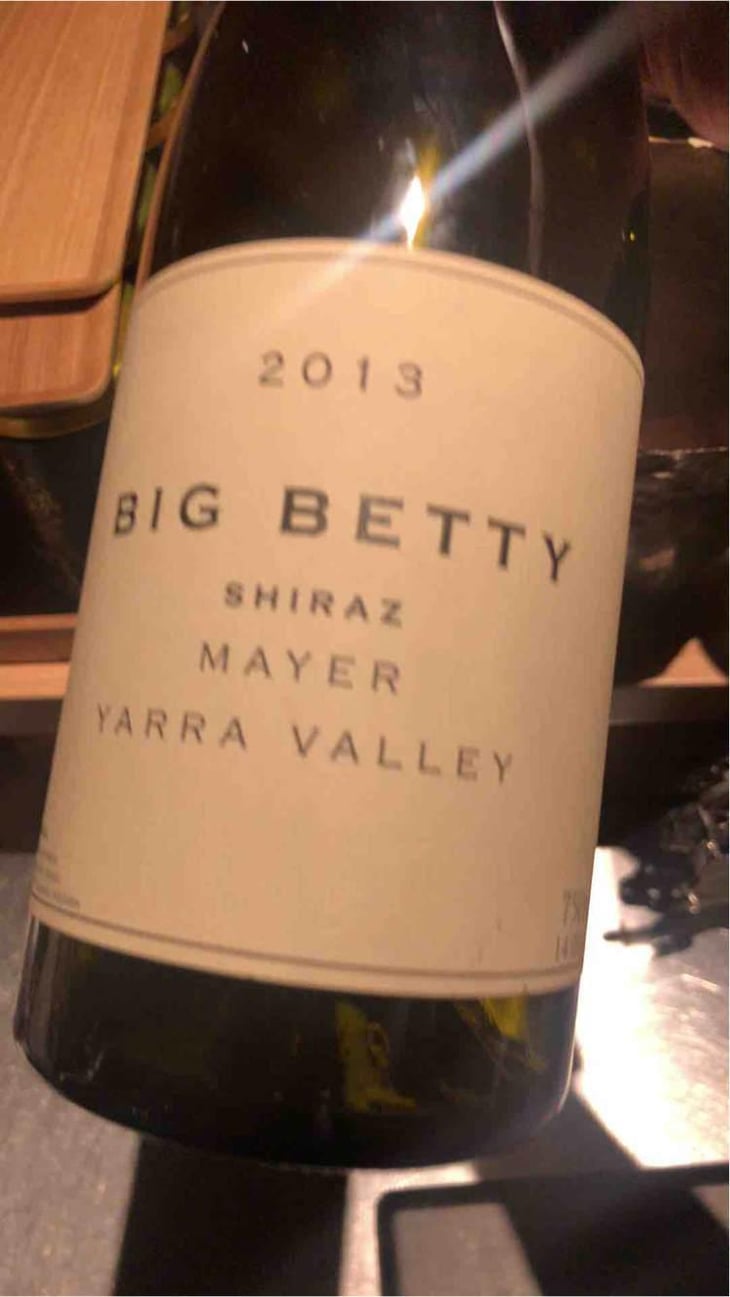 Big Betty Shiraz - Mayer - Timo Mayer 