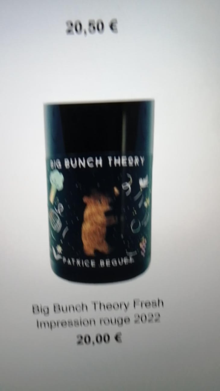 Big Bunch Theory (Blanc) - Domaine Hughes-Beguet - Caroline & Patrice Hughes Béguet 