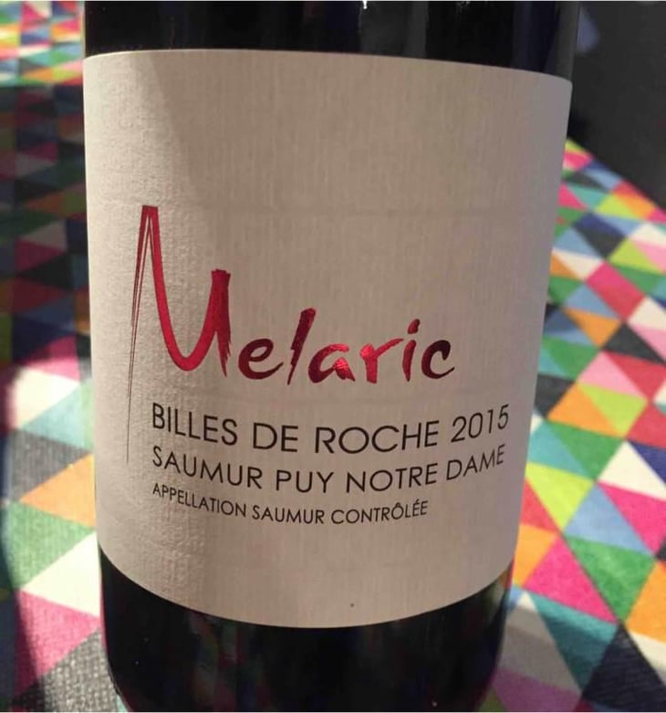Billes De Roche 2015 - Domaine Mélaric - Aymeric Hillaire & Mélanie Cunin 
