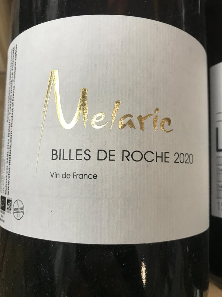 Billes de Roche Blanc - Domaine Mélaric - Aymeric Hillaire & Mélanie Cunin 