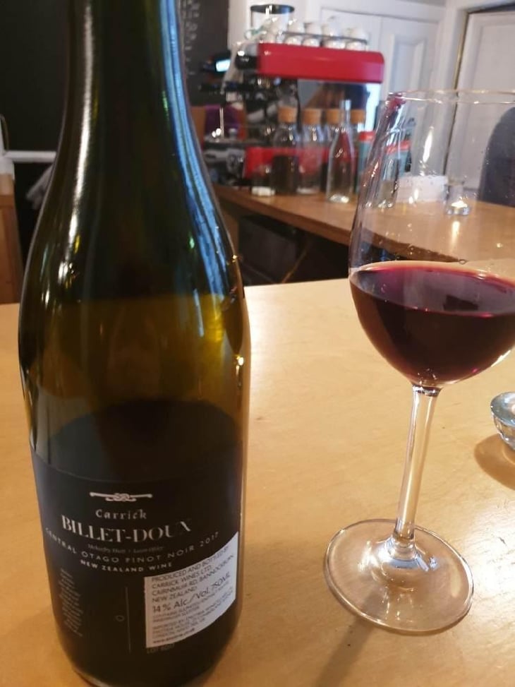 Billet-Doux - Carrick Winery - Rosie Menzies & Cliff Wickman 