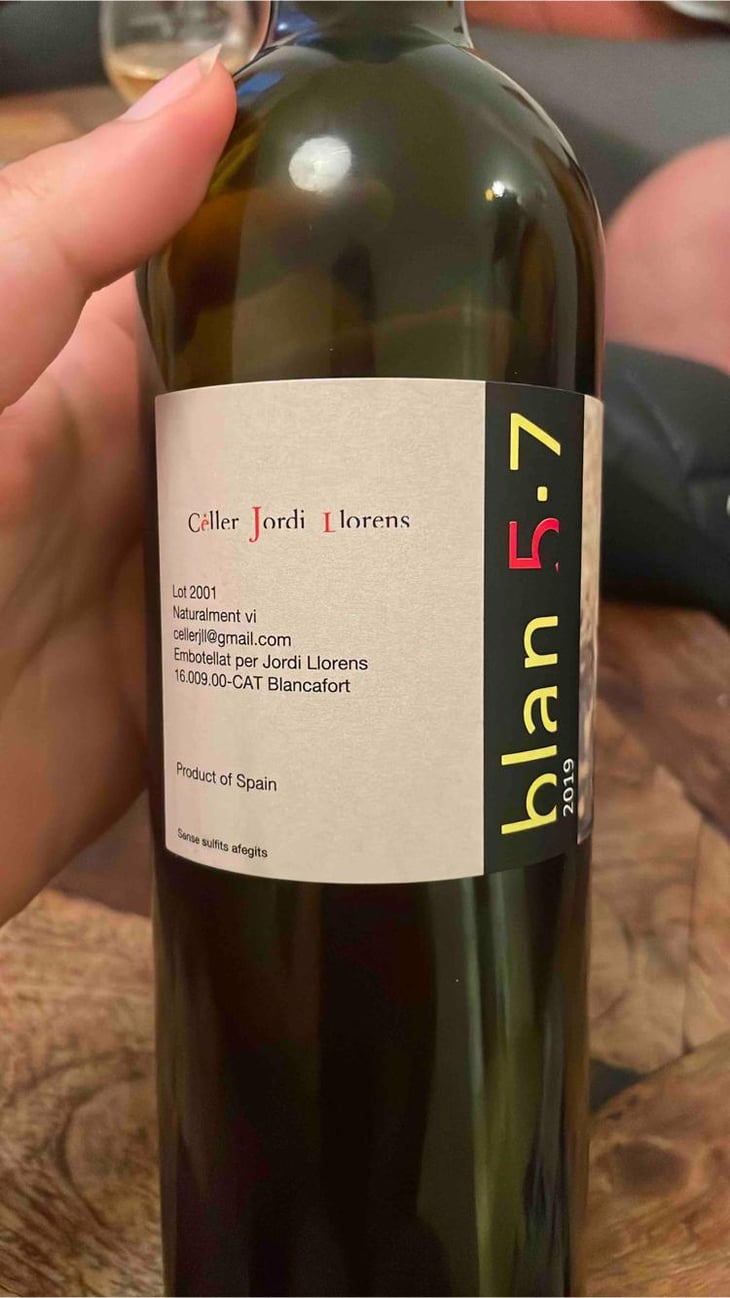 blan 5.7 - Celler Jordi Llorens - Jordi Llorens 