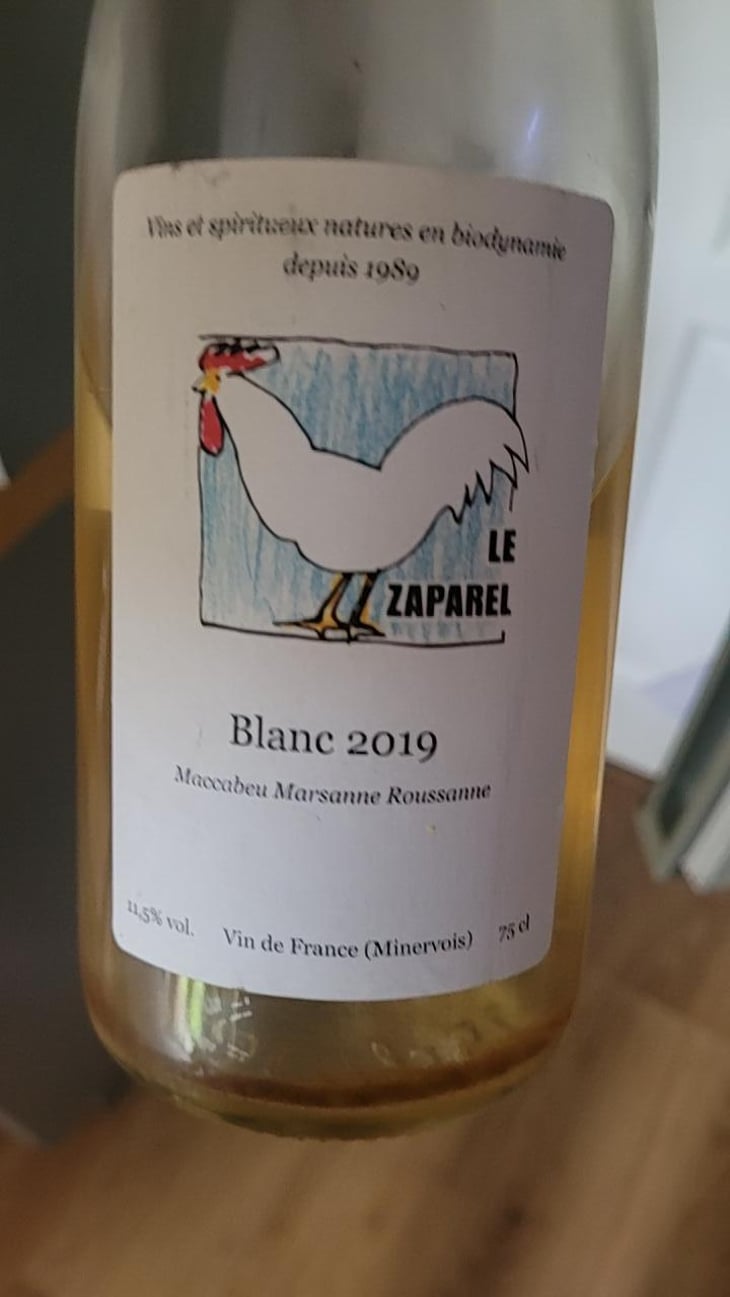 Blanc 2019 - Domaine Saint Julien - Le Zaparel - Stéphanie Minder & Paco Aeschlimann 