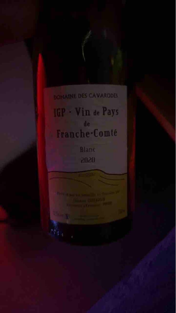 IGP Vin De Pays De Franche-Comte Blanc - Domaine des Cavarodes - Etienne Thiebaud 