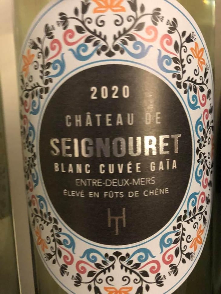 Blanc cuvée Gaia - Chateau de Seignouret - Seignouret Freres -2020