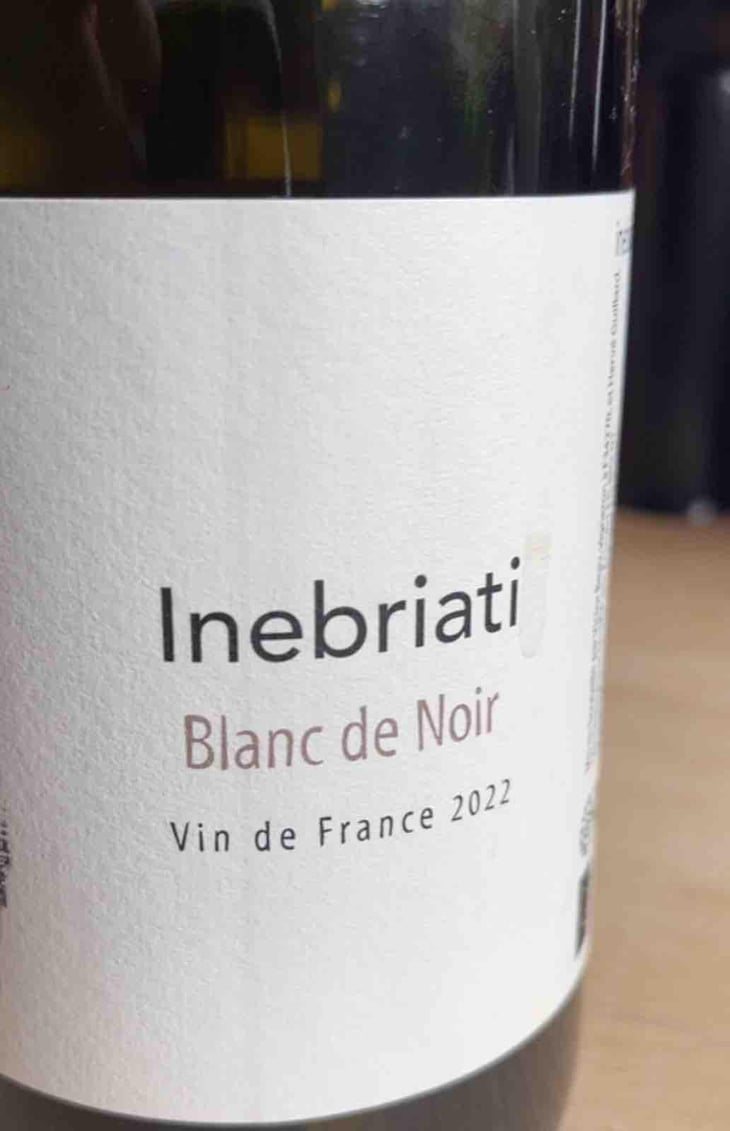 Blanc de Noir - Domaine Inebriati - Victor Beau -2021