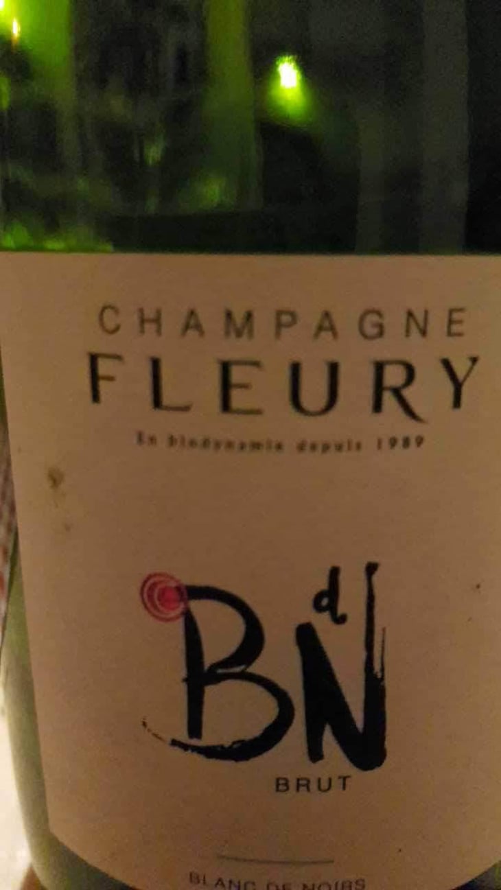 Blanc de Noirs Brut - Champagne Fleury - Morgane, Jean-Sébastien & Benoit Fleury 